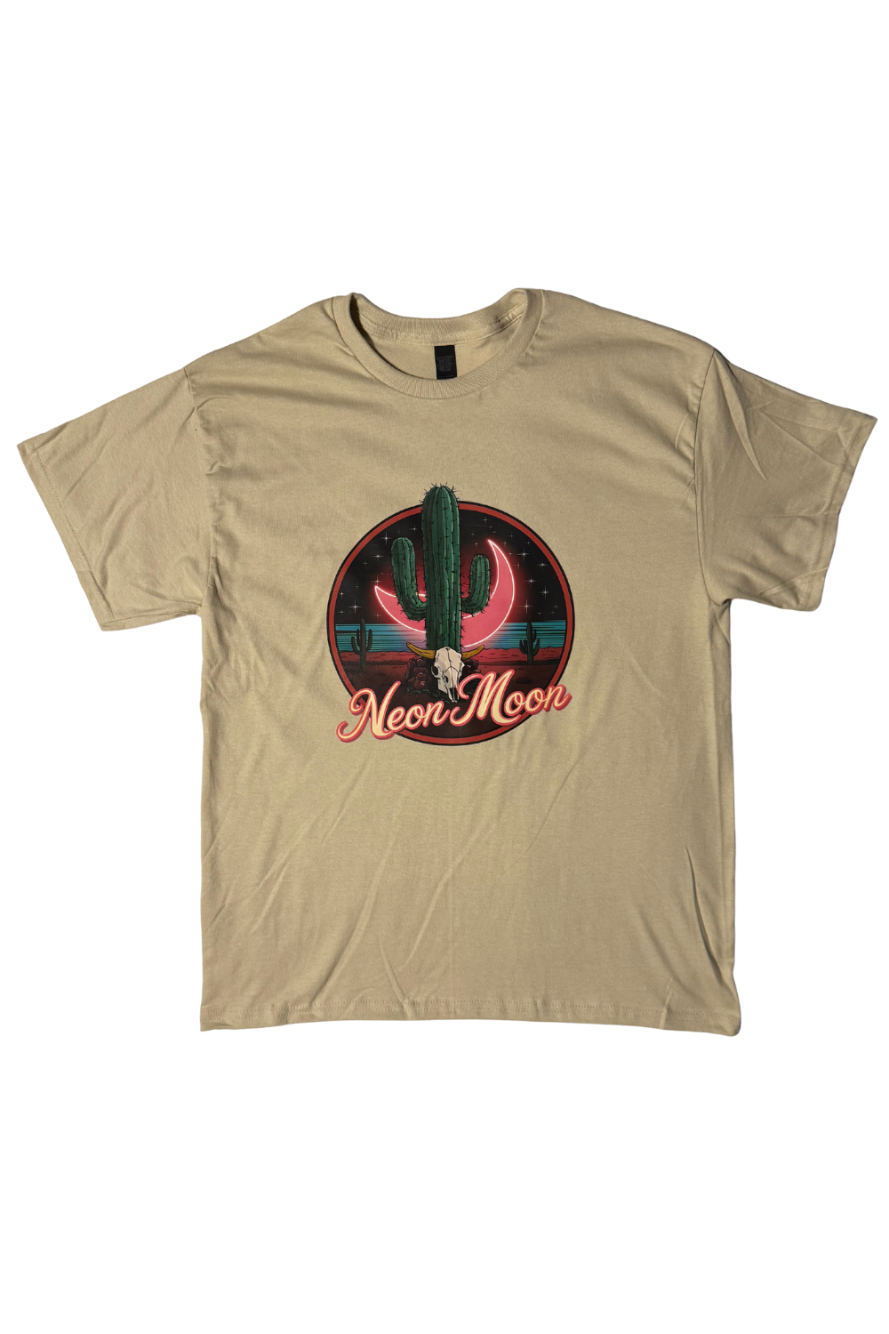 Neon Moon with a Cactus T-Shirt