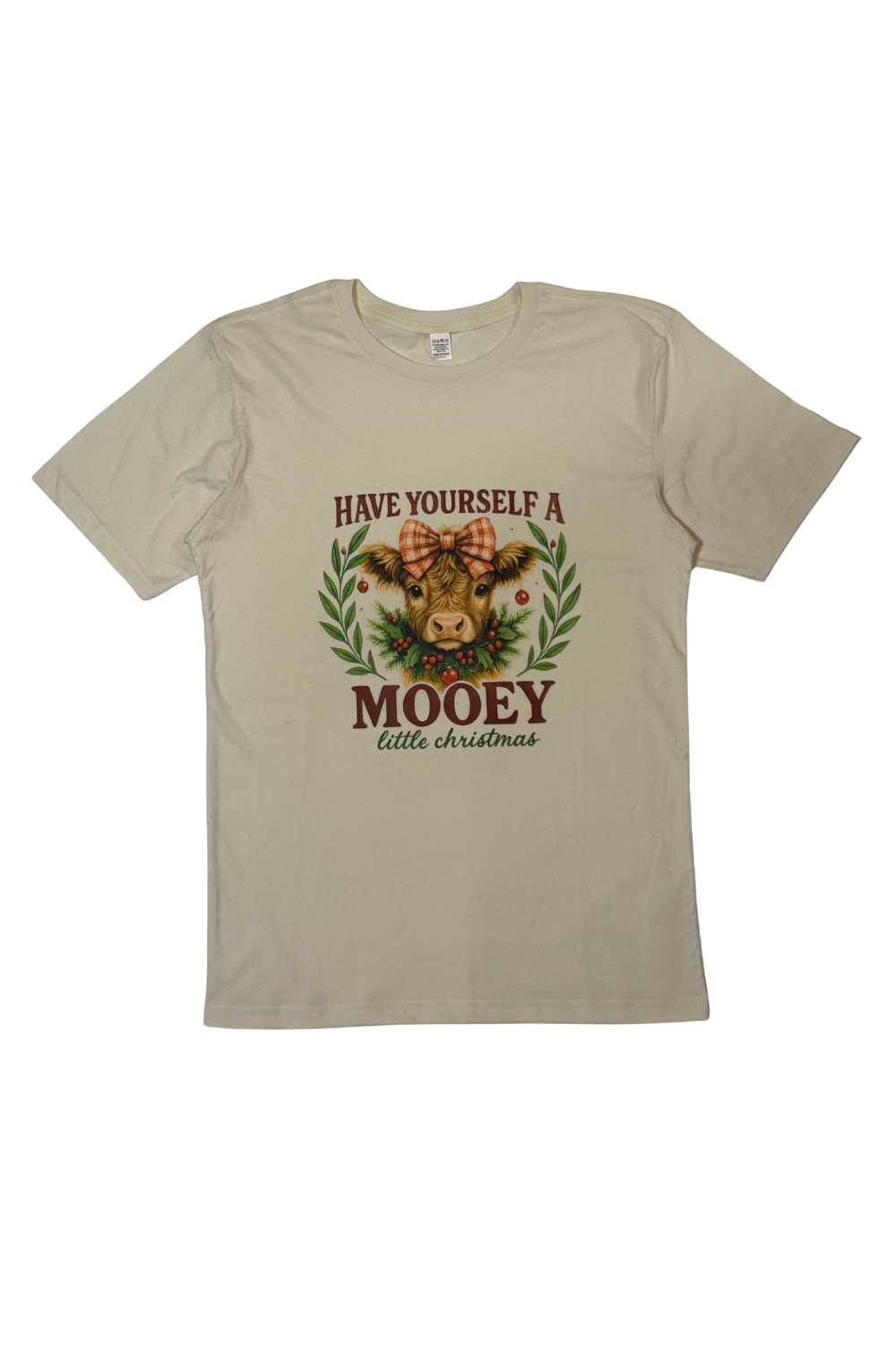 🐮 Have Yourself a Mooey Little Christmas T-Shirt